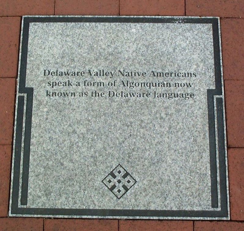 Delaware Valley Native Americans Marker image. Click for full size.