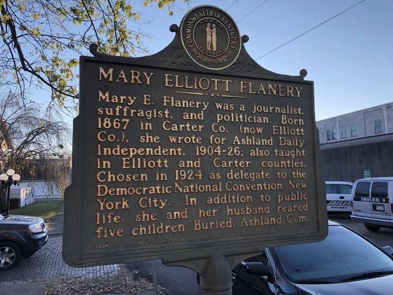 Mary Elliott Flanery Marker Side Two image. Click for full size.