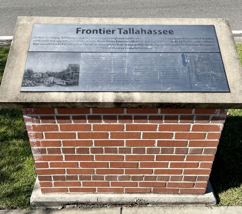 Frontier Tallahassee Marker. Click for full size. Frontier Tallahassee Marker image. Click for full size.