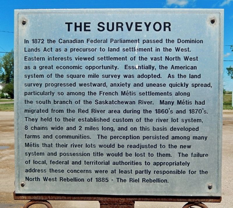 The Surveyor Marker. Click for full size. The Surveyor Marker image. Click for full size.