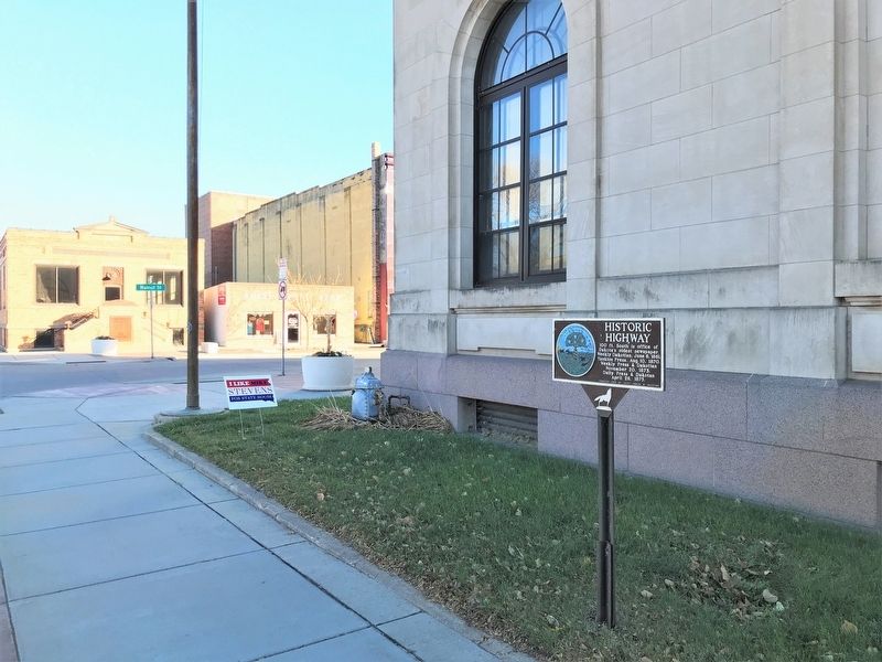Historic Highway Marker image. Click for full size.