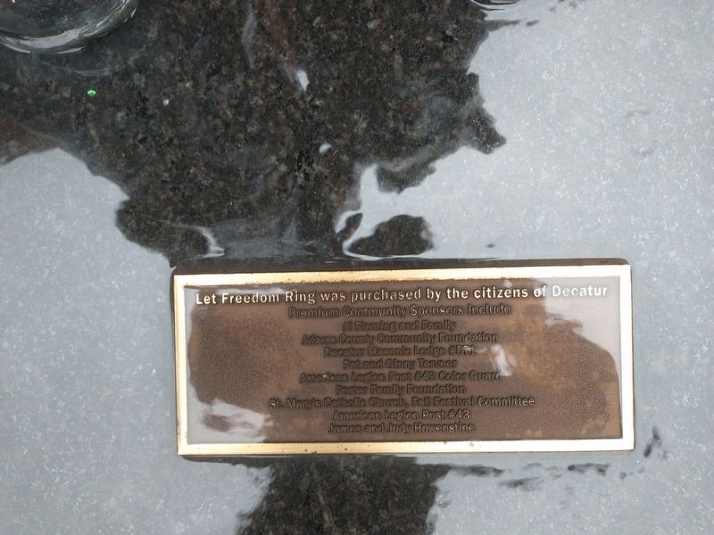 Let Freedom Ring Marker image. Click for full size.
