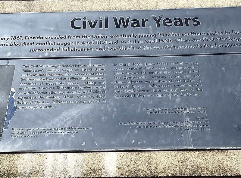 Civil War Years Marker image. Click for full size.