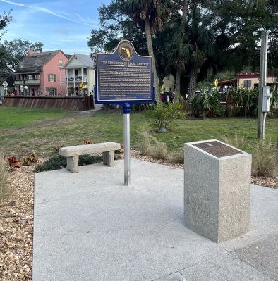 The Lynching of Isaac Barrett Marker image. Click for full size.