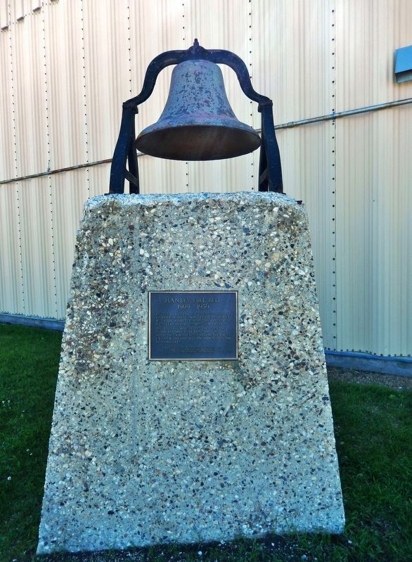 Hanley Fire Bell & Marker image. Click for full size.