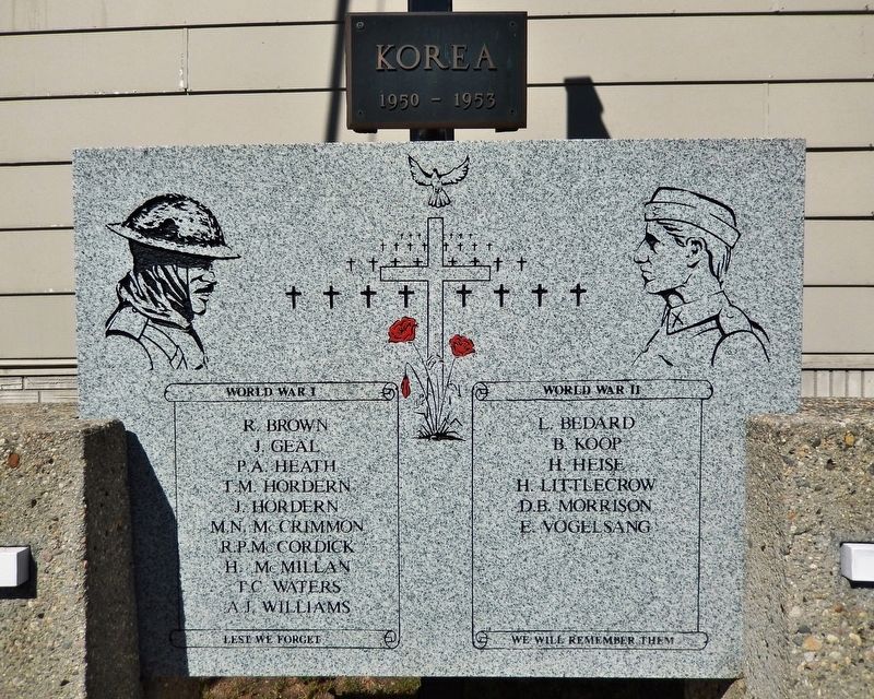 Dundurn War Memorial image. Click for full size.