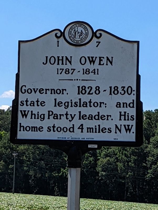 John Owen Marker image. Click for full size.
