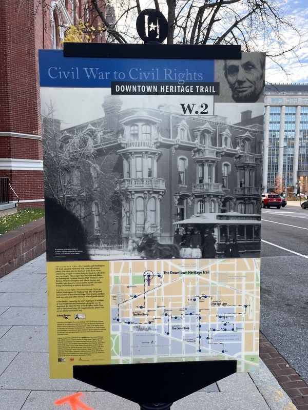 Franklin Square Marker [Reverse] image. Click for full size.