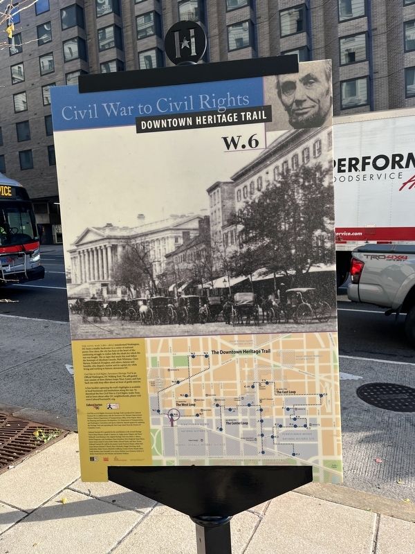 The Willard InterContinental Hotel Marker image. Click for full size.