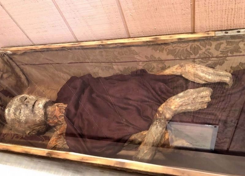 Mummy Inside Barbour County Historical Museum image. Click for full size.
