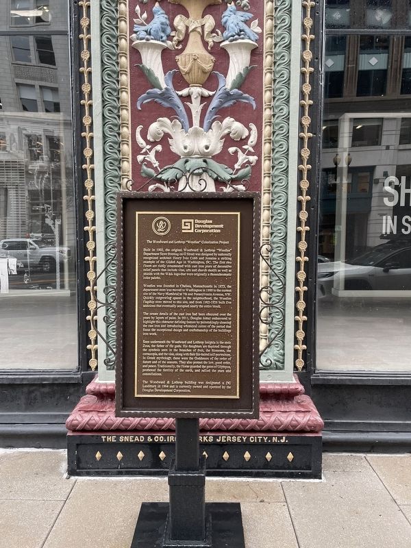 The Woodward and Lothrop "Woodies" Colorization Project Marker. Click for full size. The Woodward and Lothrop "Woodies" Colorization Project Marker image. Click for full size.