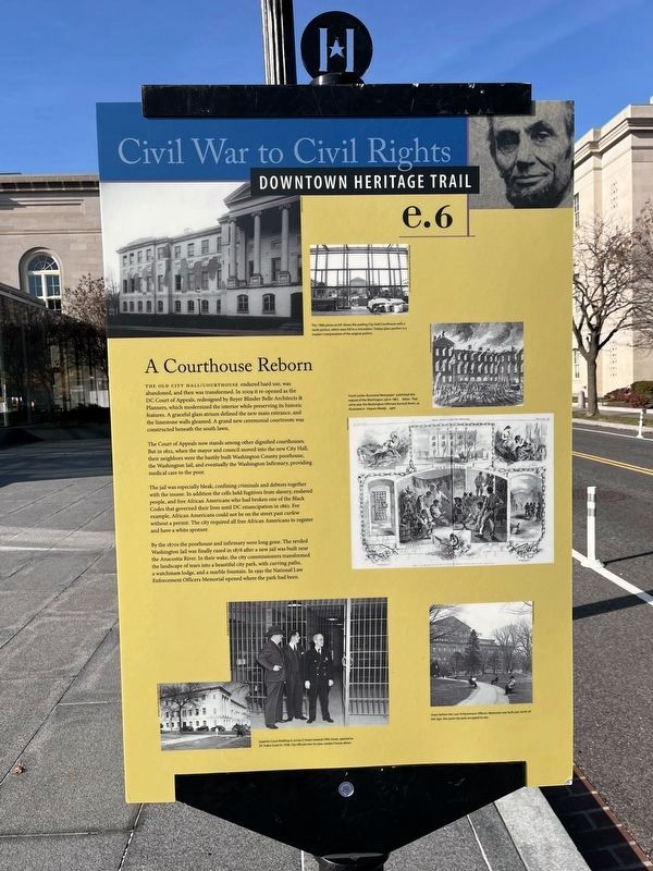 A Courthouse Reborn Marker image. Click for full size.