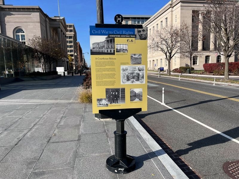 A Courthouse Reborn Marker image. Click for full size.