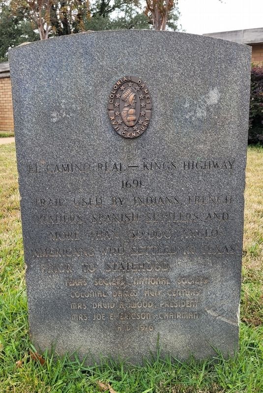 El Camino Real � Kings Highway Marker image. Click for full size.