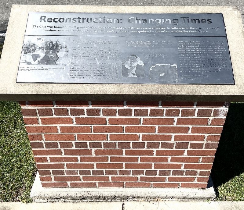 Reconstruction: Changing Times Marker. Click for full size. Reconstruction: Changing Times Marker image. Click for full size.