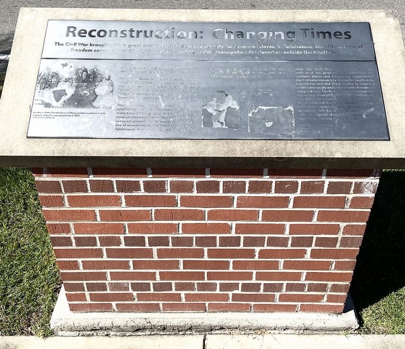 Reconstruction: Changing Times Marker image. Click for full size.