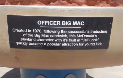 Officer Big Mac Marker image. Click for full size.