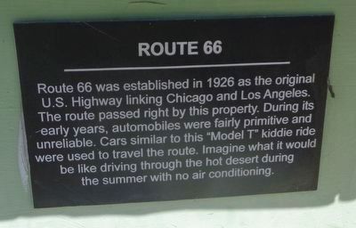 Route 66 Marker image. Click for full size.