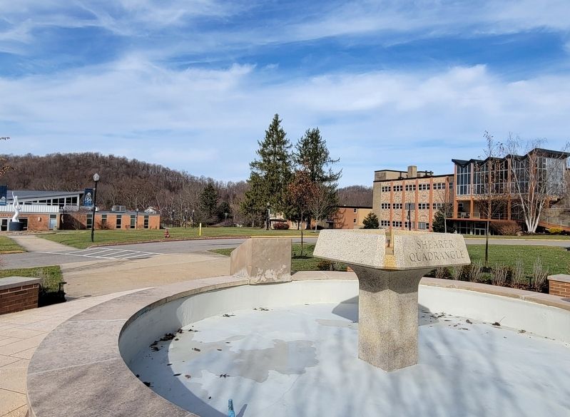 Shearer Quadrangle and Rear Side of Marker. Click for full size. Shearer Quadrangle and Rear Side of Marker image. Click for full size.
