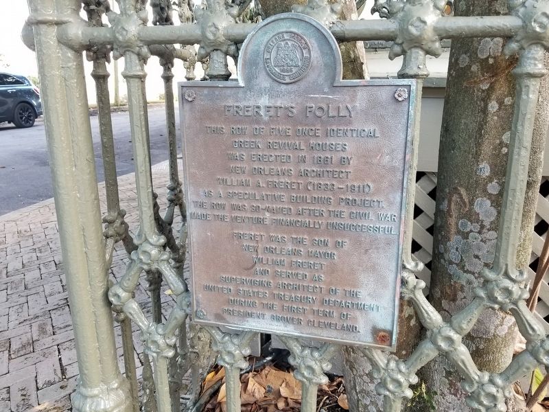 Freret's Folly Marker. Click for full size. Freret's Folly Marker image. Click for full size.