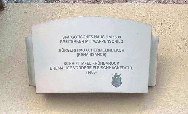 Das Gasthaus �Zur Sonne� / The Inn �At the Sun� Marker additional plaque image. Click for full size.