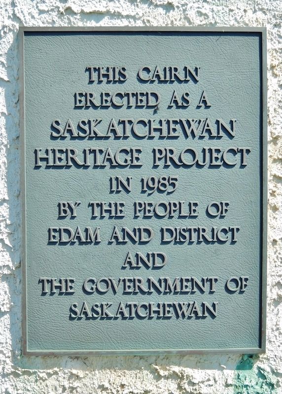 Saskatchewan Heritage Cairn Marker image. Click for full size.