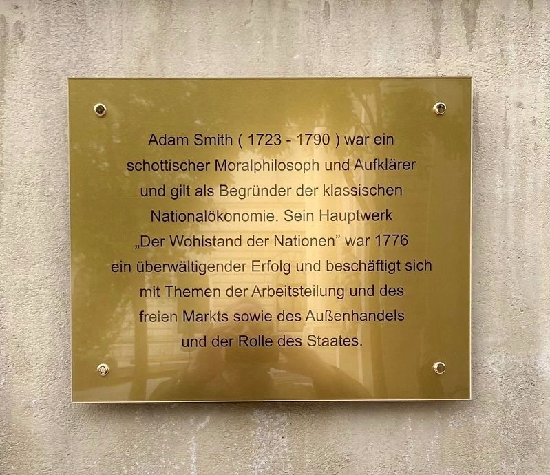 Adam Smith Marker image. Click for full size.
