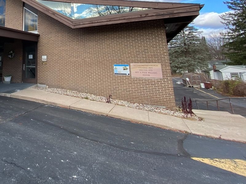 Second Missionary Baptist Church: Marker image. Click for full size.