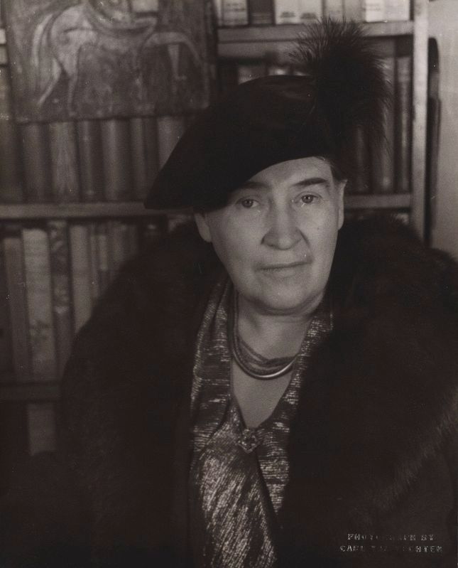 Willa Cather in 1936 image. Click for full size.
