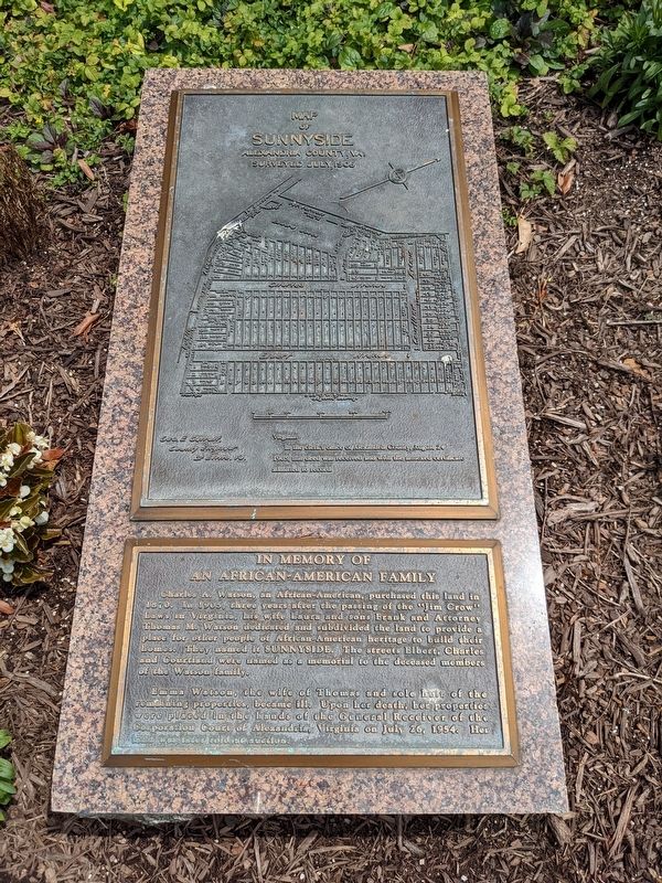 Map of Sunnyside / In Memory of an African-American Family Marker. Click for full size. Map of Sunnyside / In Memory of an African-American Family Marker image. Click for full size.