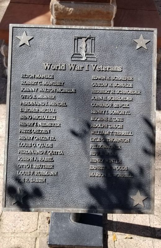 2nd Plaque of Fayette County Veteran’s Names image. Click for full size.