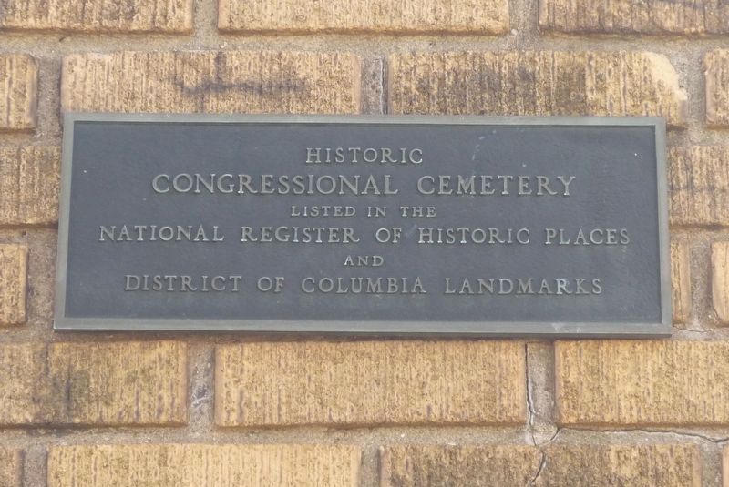 National Register of Historic Places and District of Columbia Landmarks plaque near the entrance. Click for full size. National Register of Historic Places and District of Columbia Landmarks plaque near the entrance image. Click for full size.