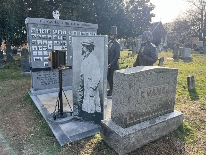 The Mathew Brady Memorial. Click for full size. The Mathew Brady Memorial image. Click for full size.