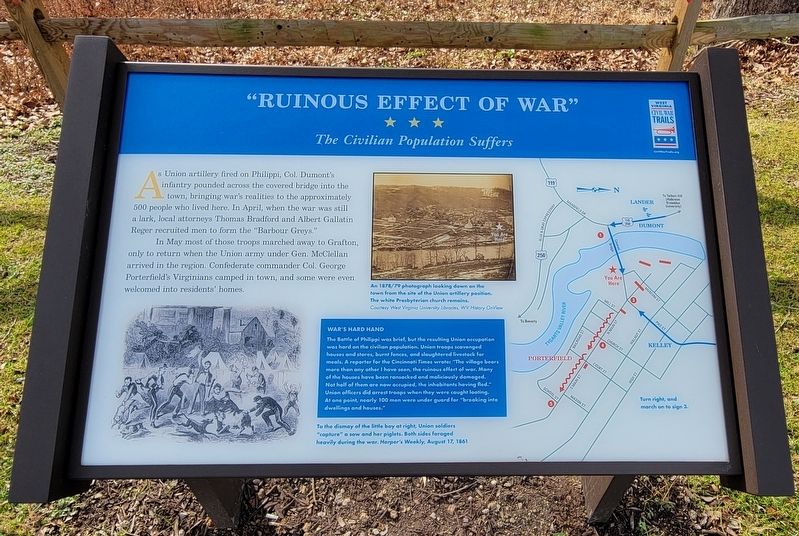 "Ruinous Effect of War" Marker image. Click for full size.
