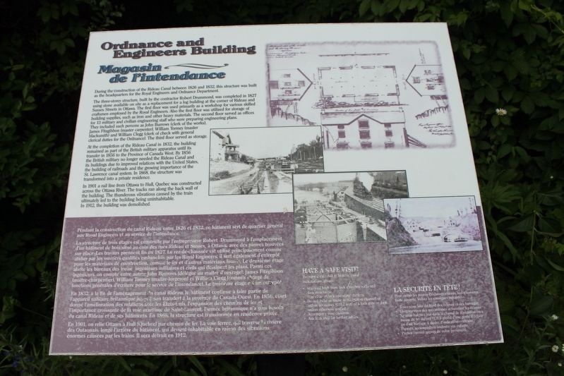 Ordnance and Engineers Building Marker image. Click for full size.