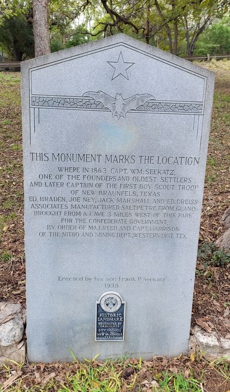 This Monument Marks the Location Marker image. Click for full size.