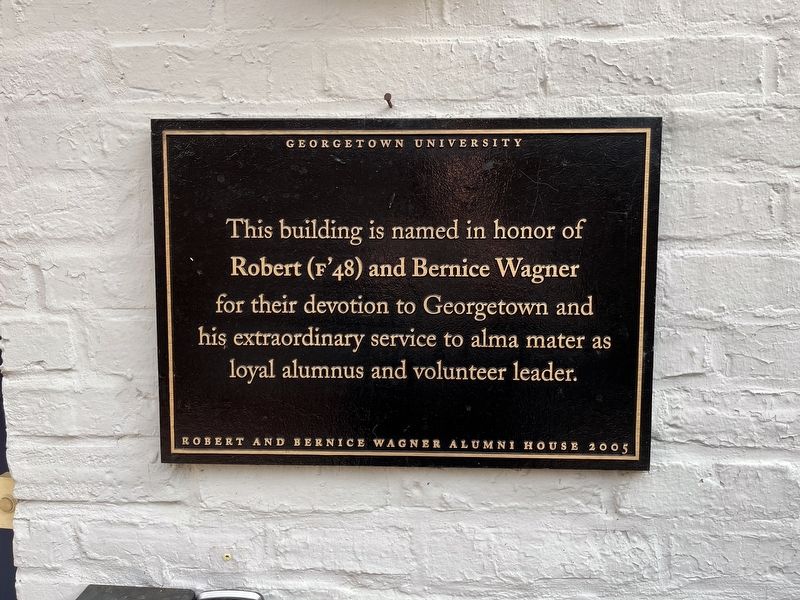 Supplemental plaque to the right of the doorway image. Click for full size.