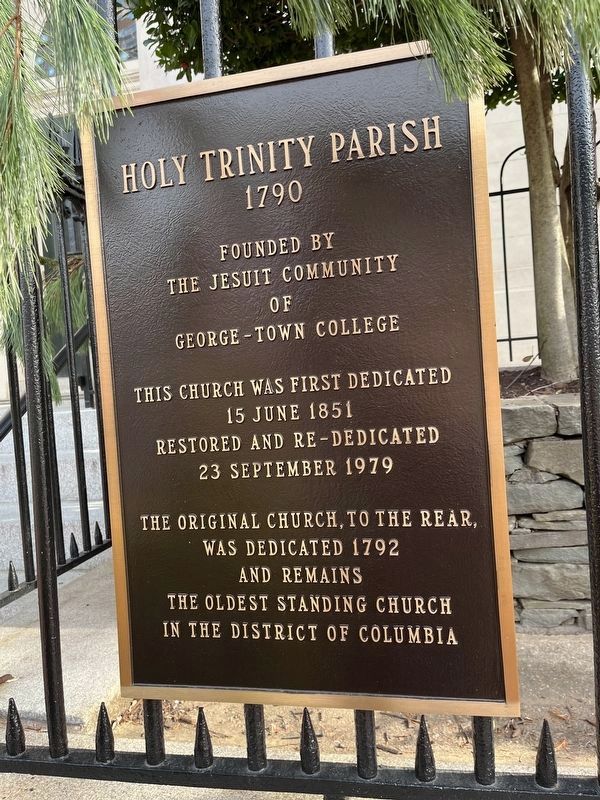 Holy Trinity Parish Marker image. Click for full size.