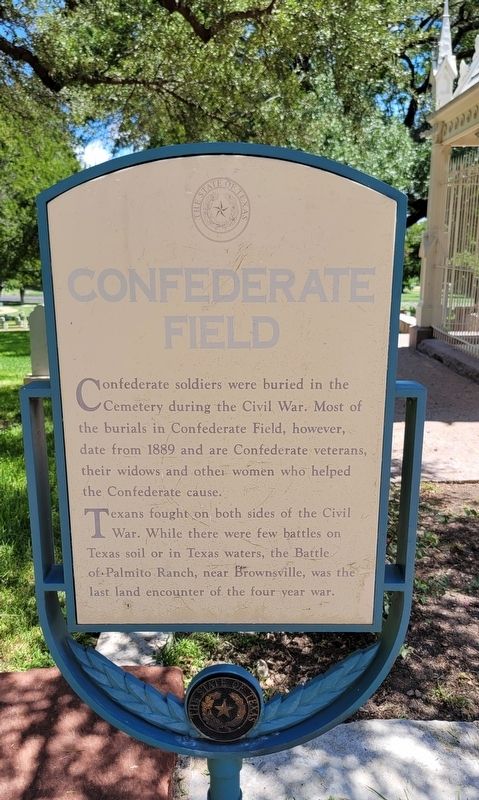 Confederate Field Marker image. Click for full size.