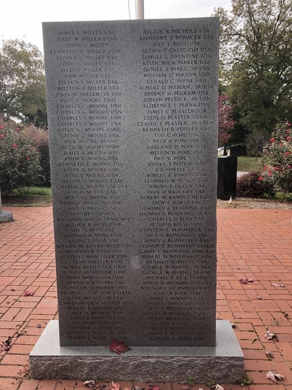 Town of Catawba Veterans Garden of Honor Marker (Miller-Rowe) image. Click for full size.