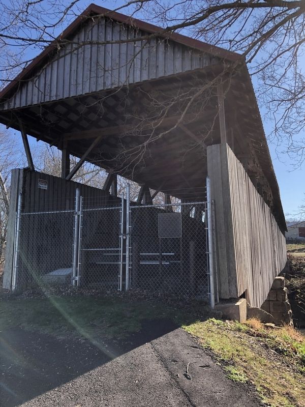 Oldtown Covered Bridge Marker. Click for full size. Oldtown Covered Bridge Marker image. Click for full size.