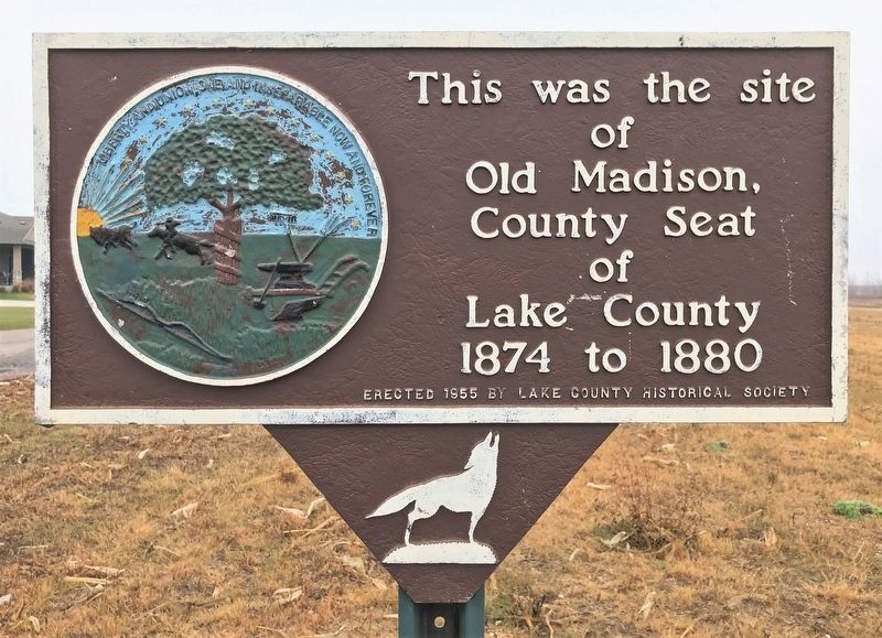 Site of Old Madison Marker. Click for full size. Site of Old Madison Marker image. Click for full size.