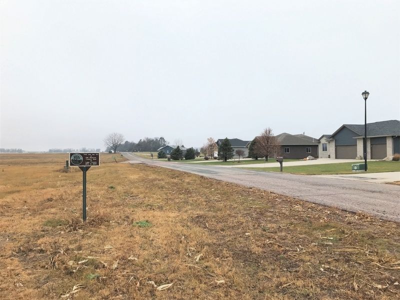 Site of Old Madison Marker, from the east. Click for full size. Site of Old Madison Marker, from the east image. Click for full size.