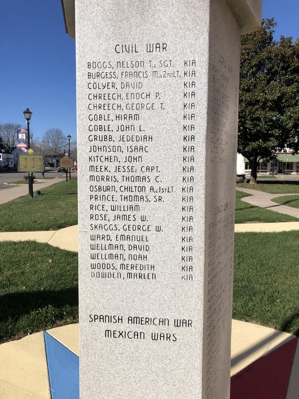 Lawrence County Veterans Memorial (Civil War) image. Click for full size.