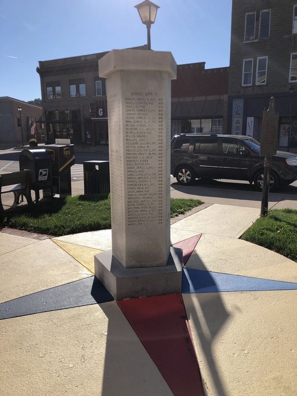 Lawrence County Veterans Memorial (World War II cont'd) image. Click for full size.
