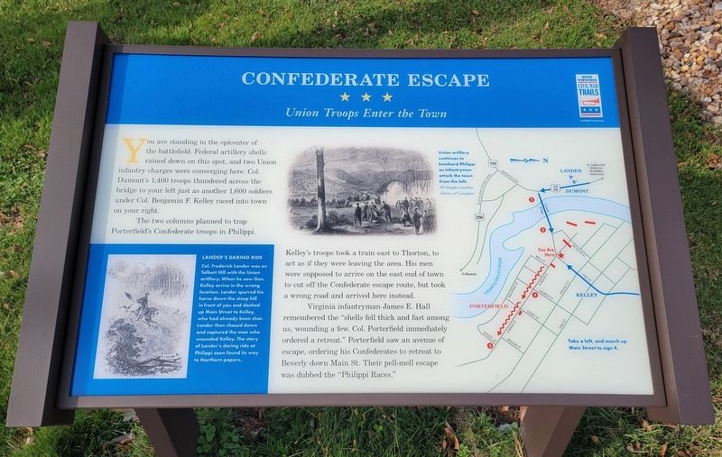 Confederate Escape Marker image. Click for full size.