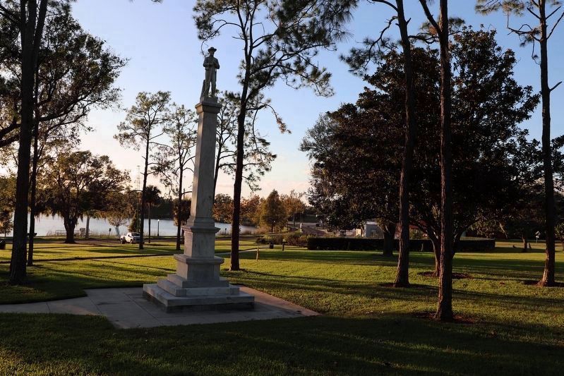 Polk County Confederate Monument (relocated). Click for full size. Polk County Confederate Monument (relocated) image. Click for full size.