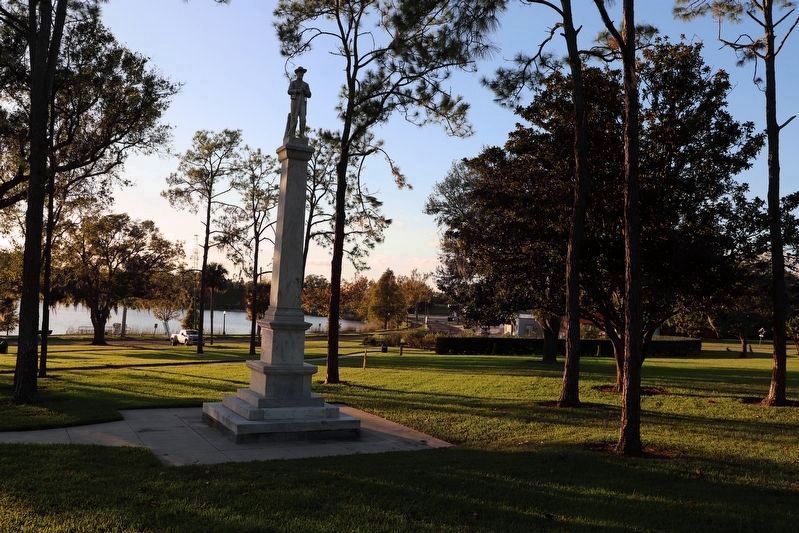 Polk County Confederate Monument (relocated) image. Click for full size.