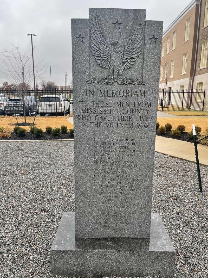 In Memoriam to those Men From Mississippi County Who Gave Their Lives in The Viet Nam War Marker image. Click for full size.