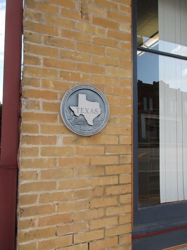 Texas Historical Commission Medallion image. Click for full size.
